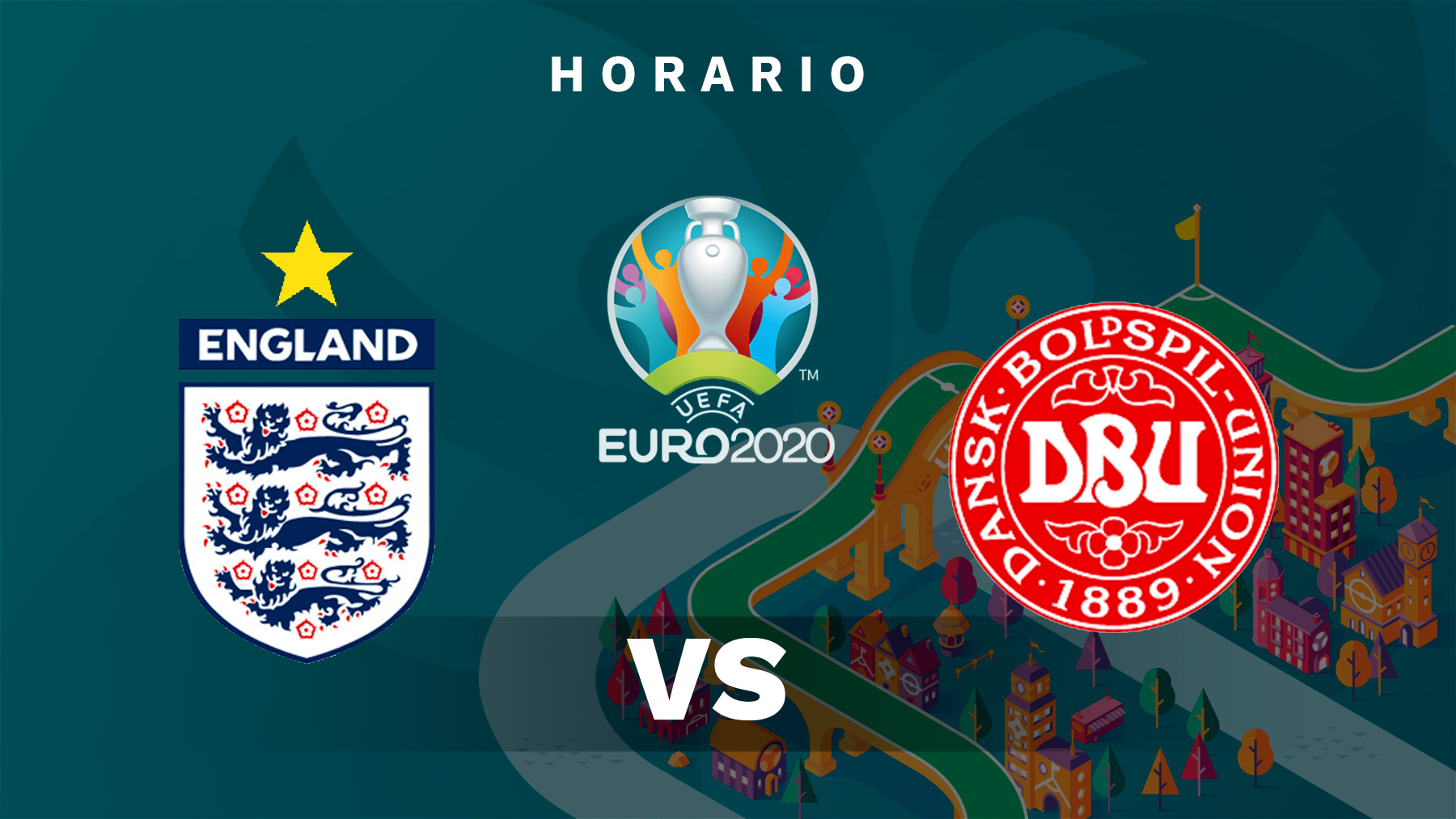 Eurocopa 2020: Inglaterra – Dinamarca | Horario del partido de fútbol de la Eurocopa.