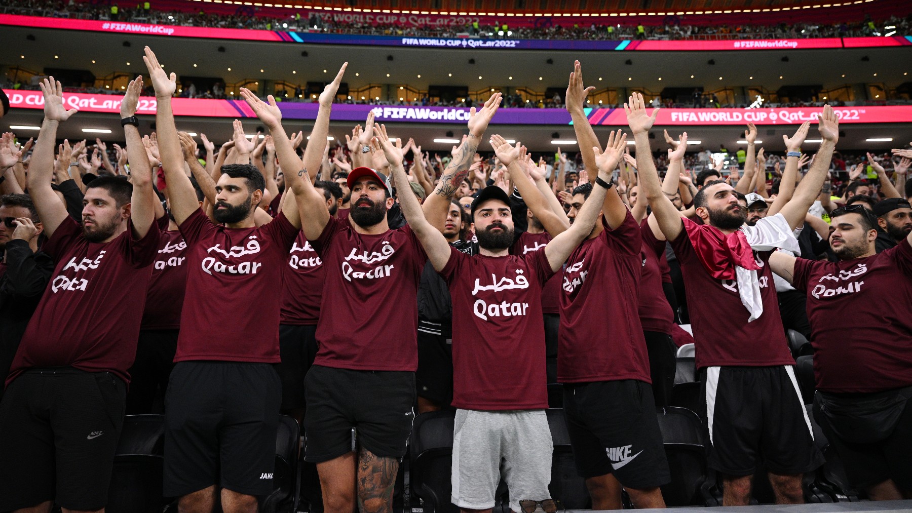 Los ultras de Qatar son en realidad libaneses. (Getty)