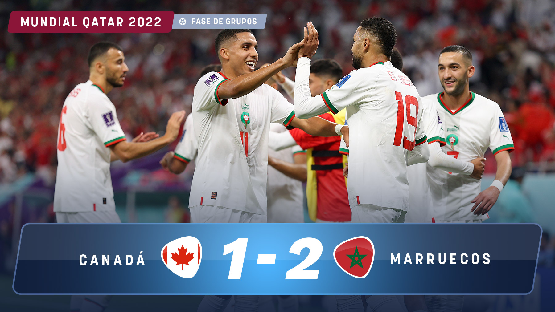 Marruecos estará en los octavos de final.