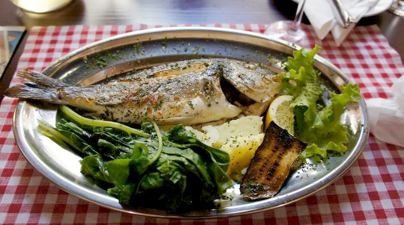 corvina al horno